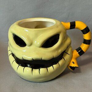 Oogie Boogie Nightmare Before Christmas Mug Cup Disney Halloween Vintage Face